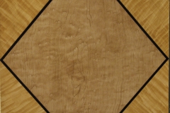 faux maple and lemonwood design