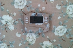 thermostat painted to match fabric